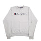 Mens Grey Champion Spellout Crewneck Jumper