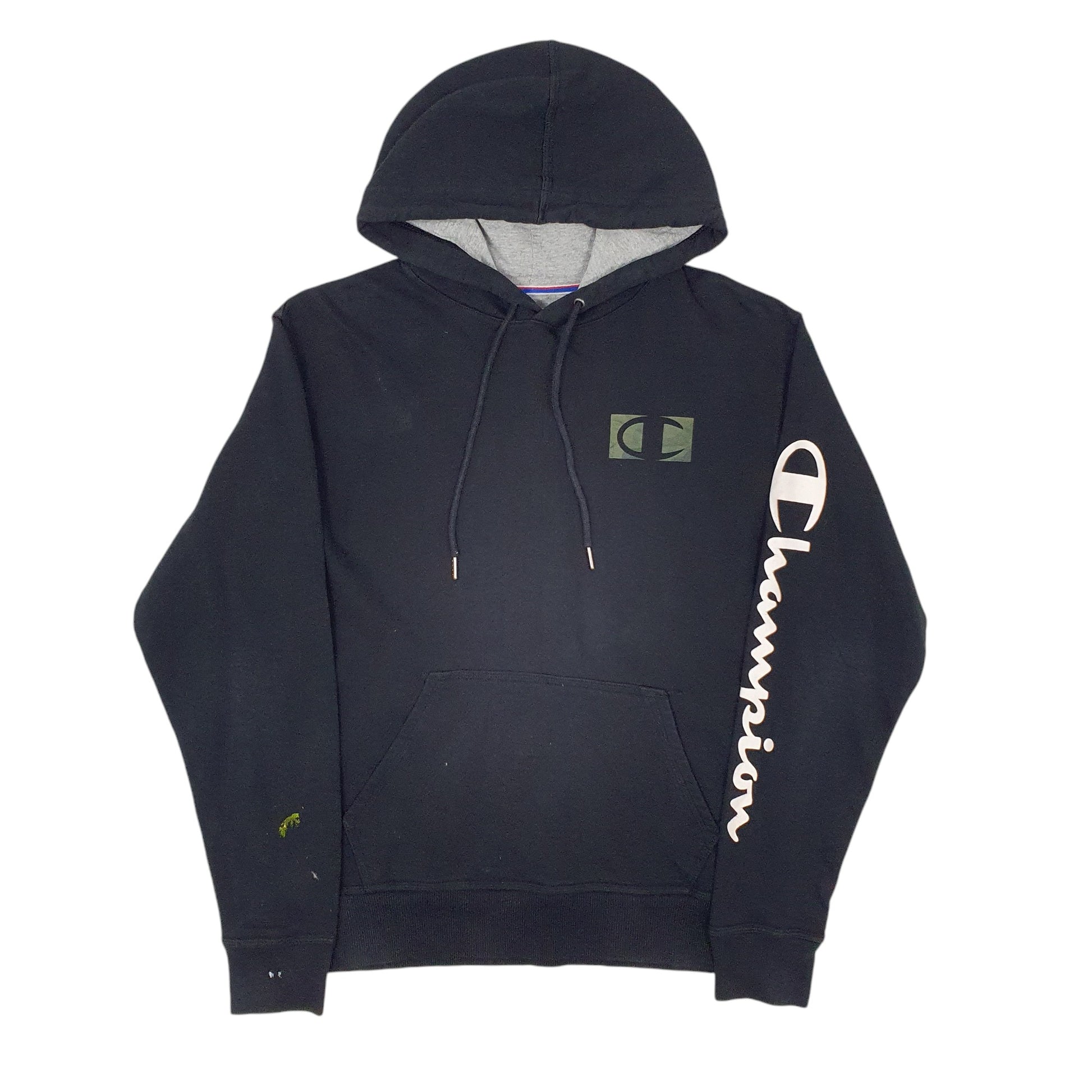 Mens Black Champion  Hoodie Jumper