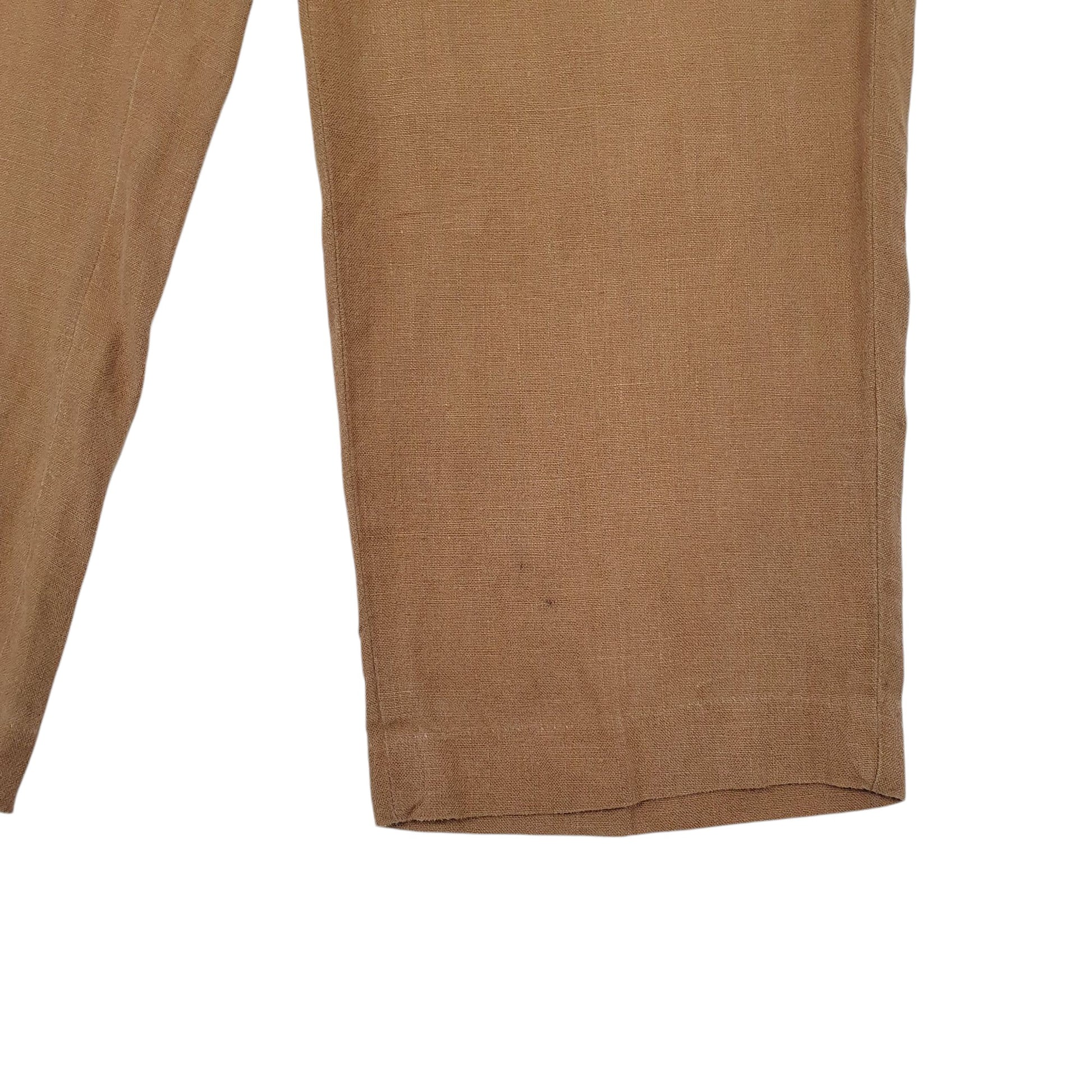 Mens Brown Polo Ralph Lauren Vintage 90s/00s Chino Trousers