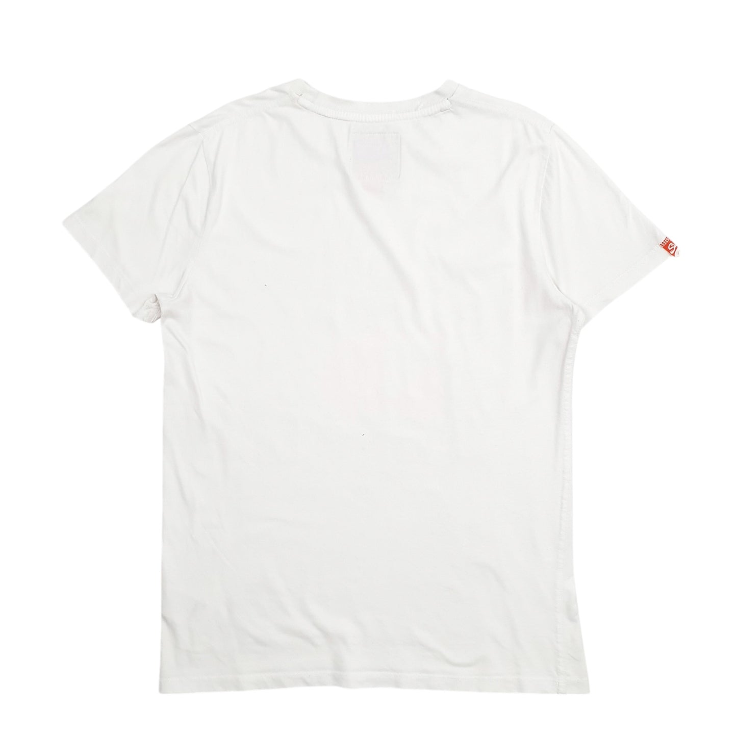 Mens White Superdry Spellout Short Sleeve T Shirt