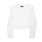Womens White Eclipse Stretch Long Sleeve T Shirt
