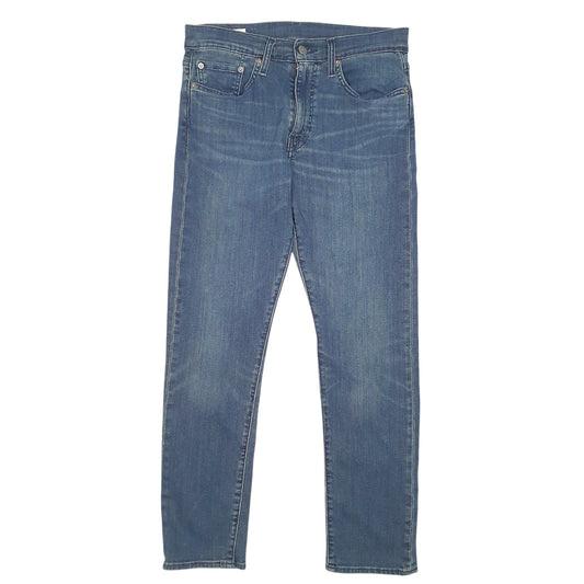 Mens Blue Levis Tapered Stretch 502 JeansW29 L30