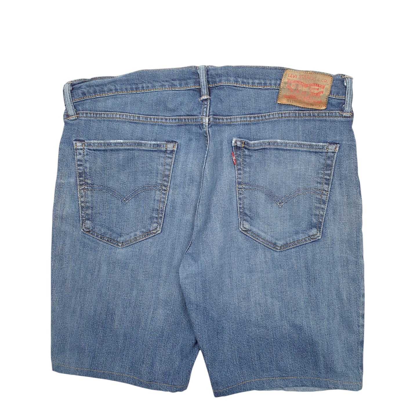 Mens Blue Levis  Denim Shorts