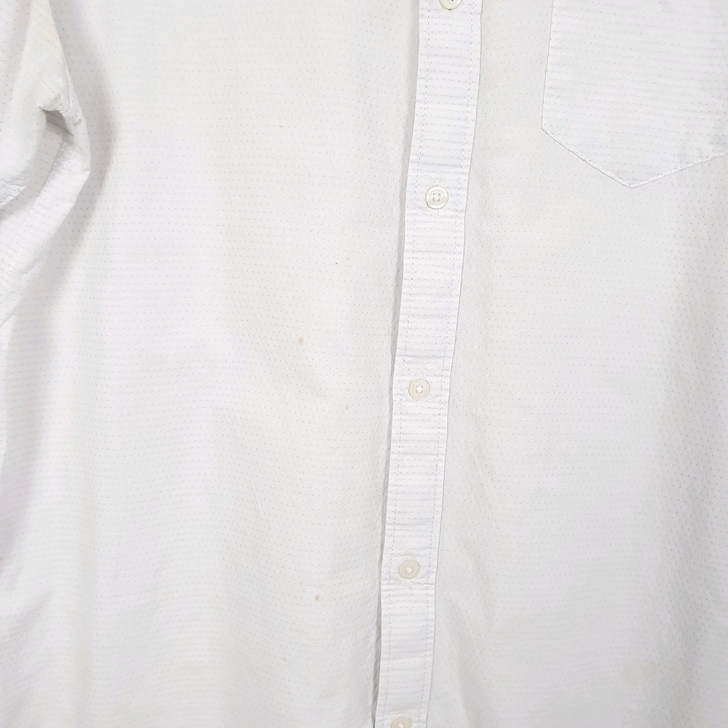 Mens White Vans  Short Sleeve Shirt