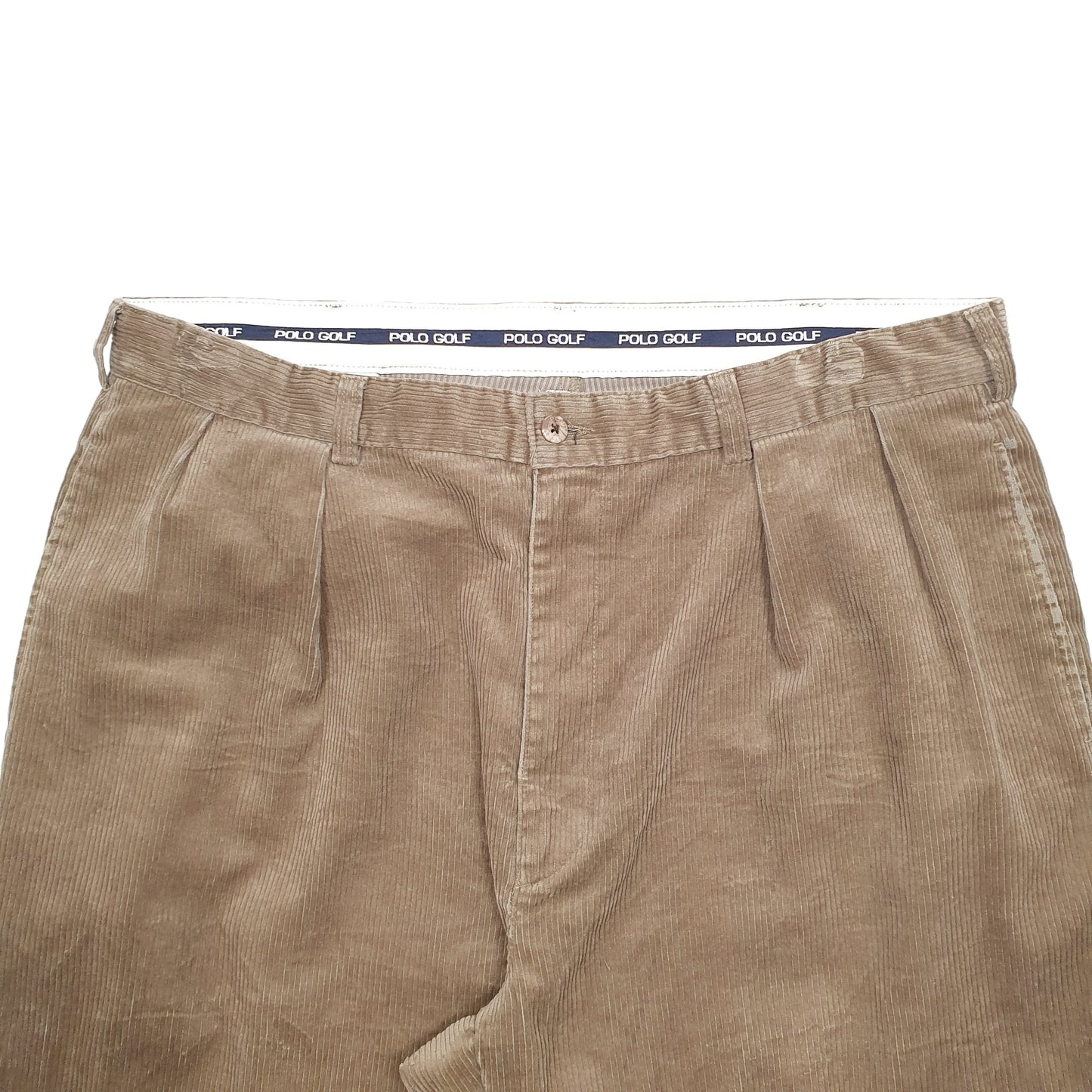 Mens Brown Polo Ralph Lauren Golf Sport Corduroy Trousers