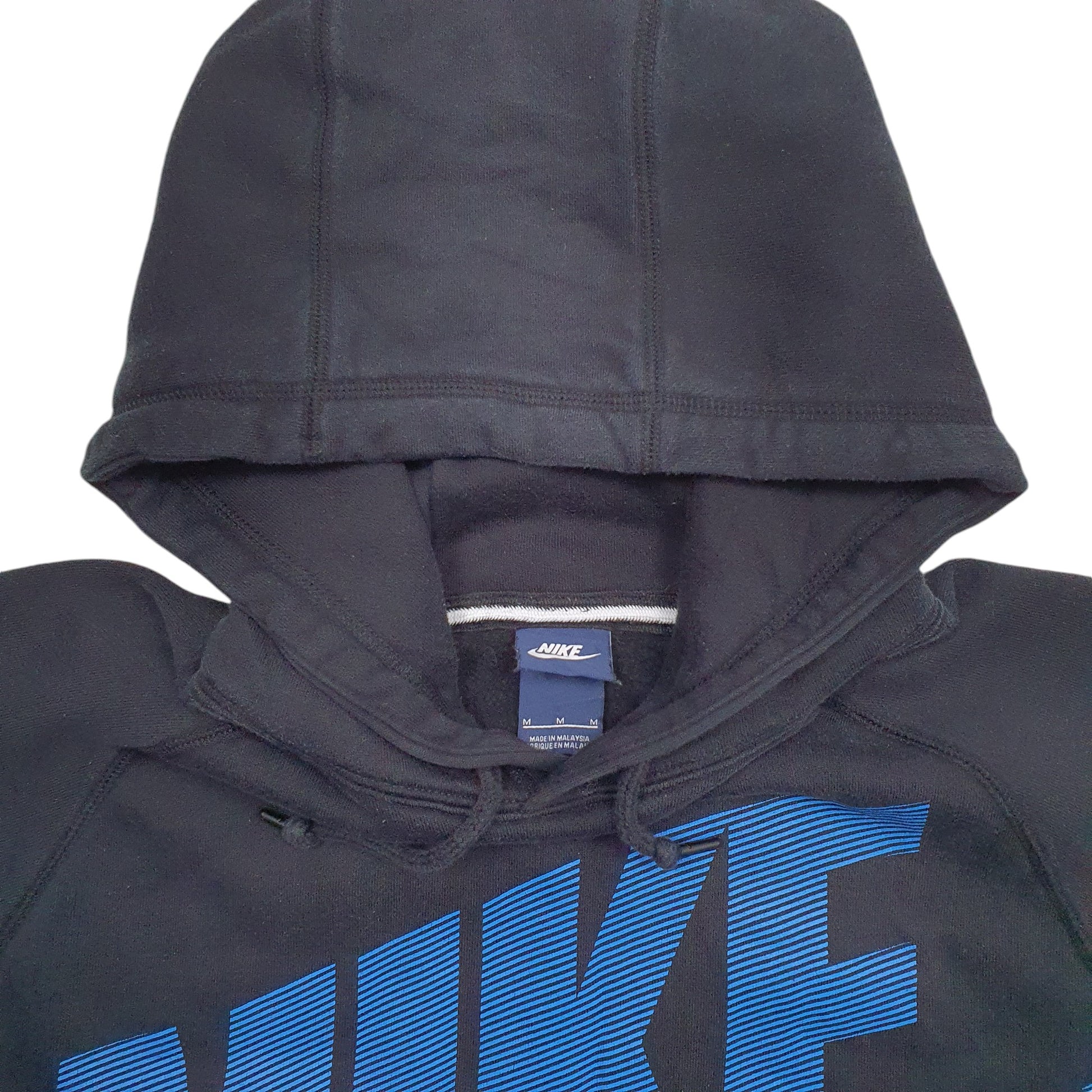 Mens Black Nike Spellout Hoodie Jumper