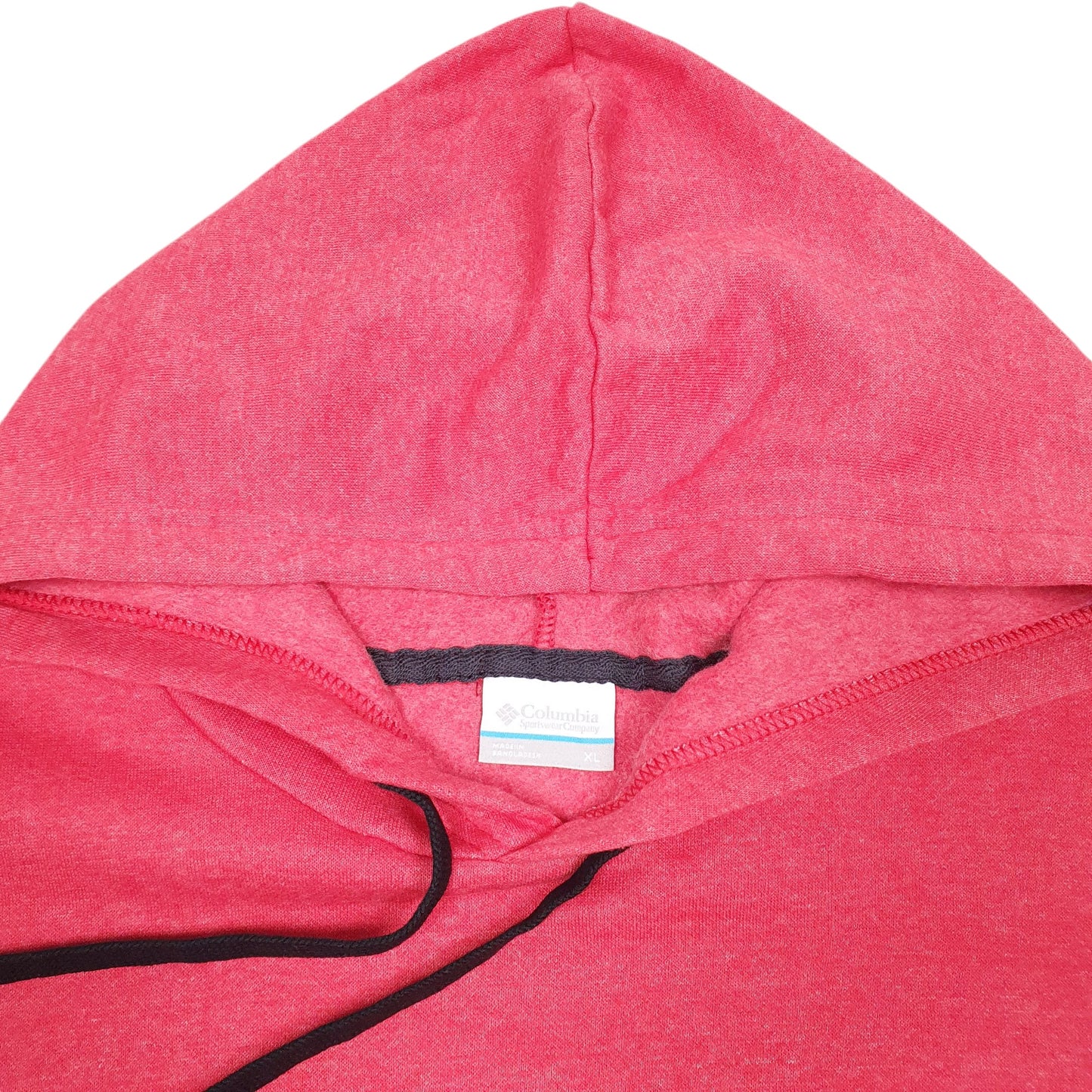 Mens Red Columbia Sportswear Spellout Hoodie Jumper