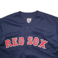 Mens Navy Majestic MLB Baseball Jersey Short Sleeve T Shirt