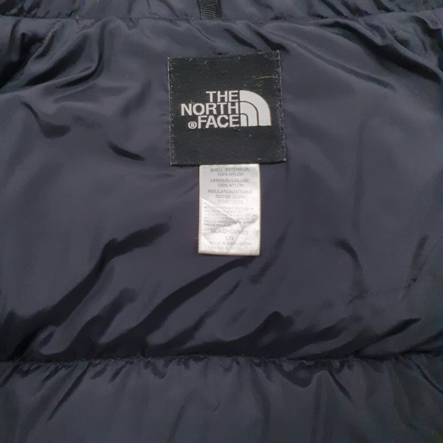 Mens Blue The North Face Nuptse 700  Coat