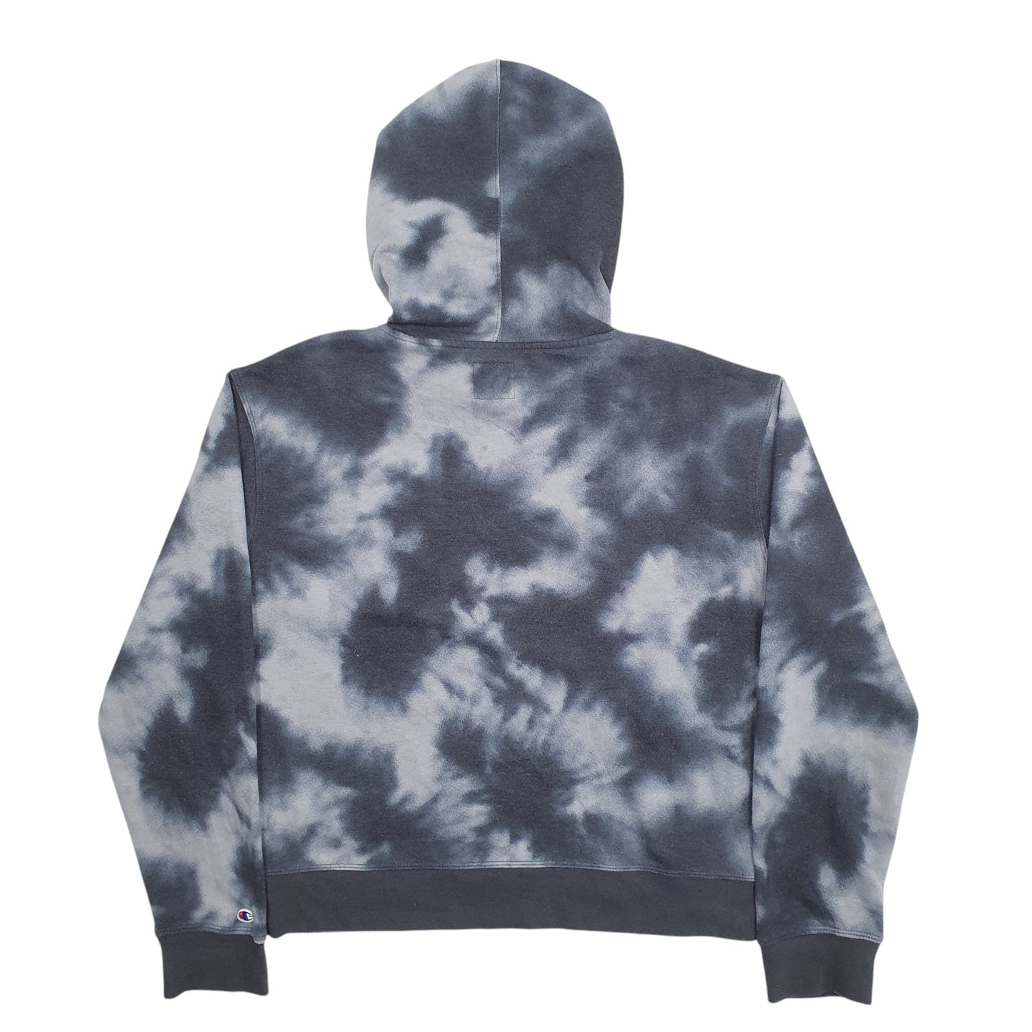Womens Grey Champion Tye Dye Hoodie Jumper