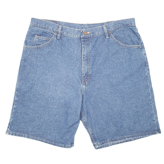 Mens Blue Wrangler Denim Jeans Jorts Relaxed Baggy Denim Shorts