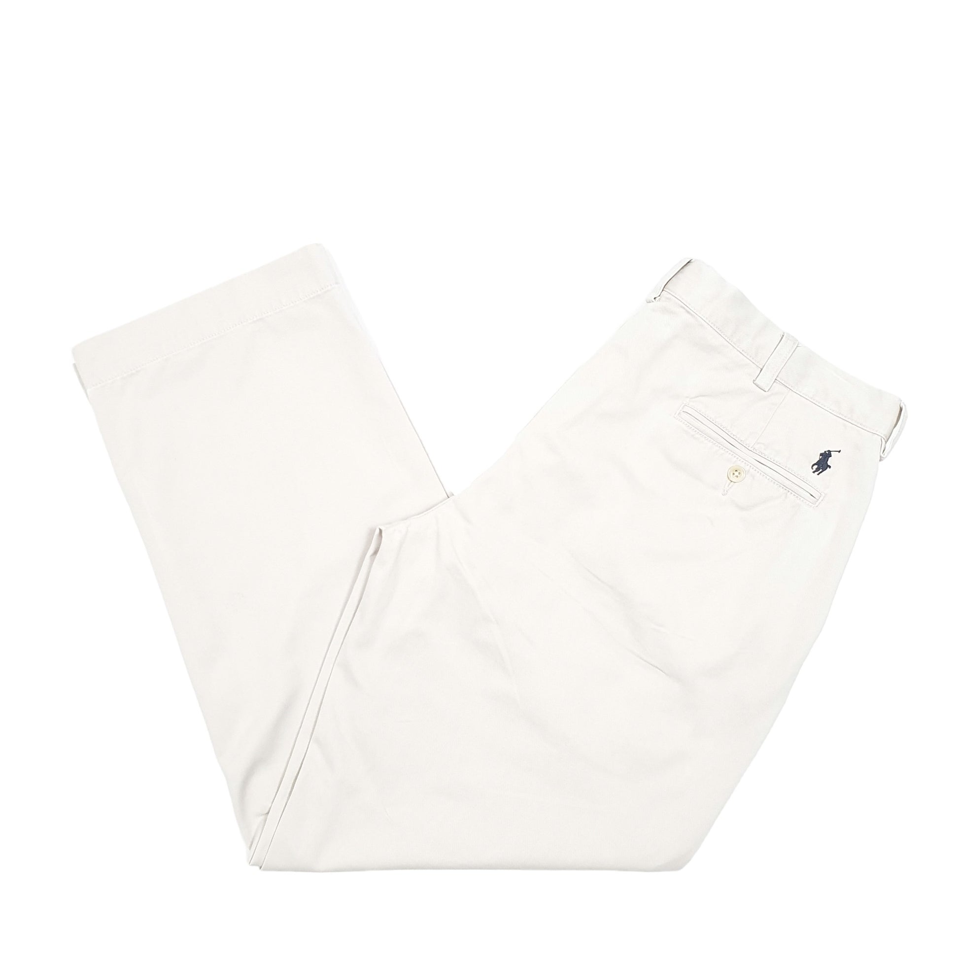 Mens Beige Polo Ralph Lauren Preston Pant Chino Trousers