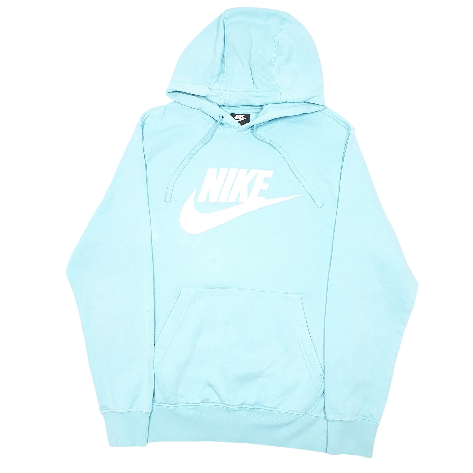 Mens Blue Nike Spellout Hoodie Jumper
