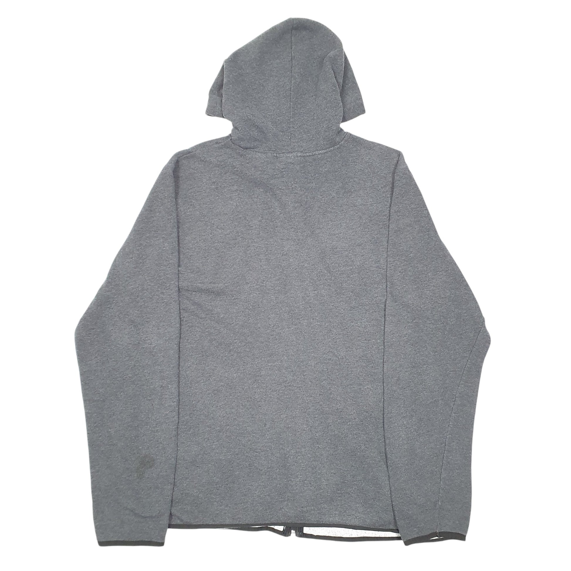 Mens Grey Reebok Hoodie Full Zip Jumper