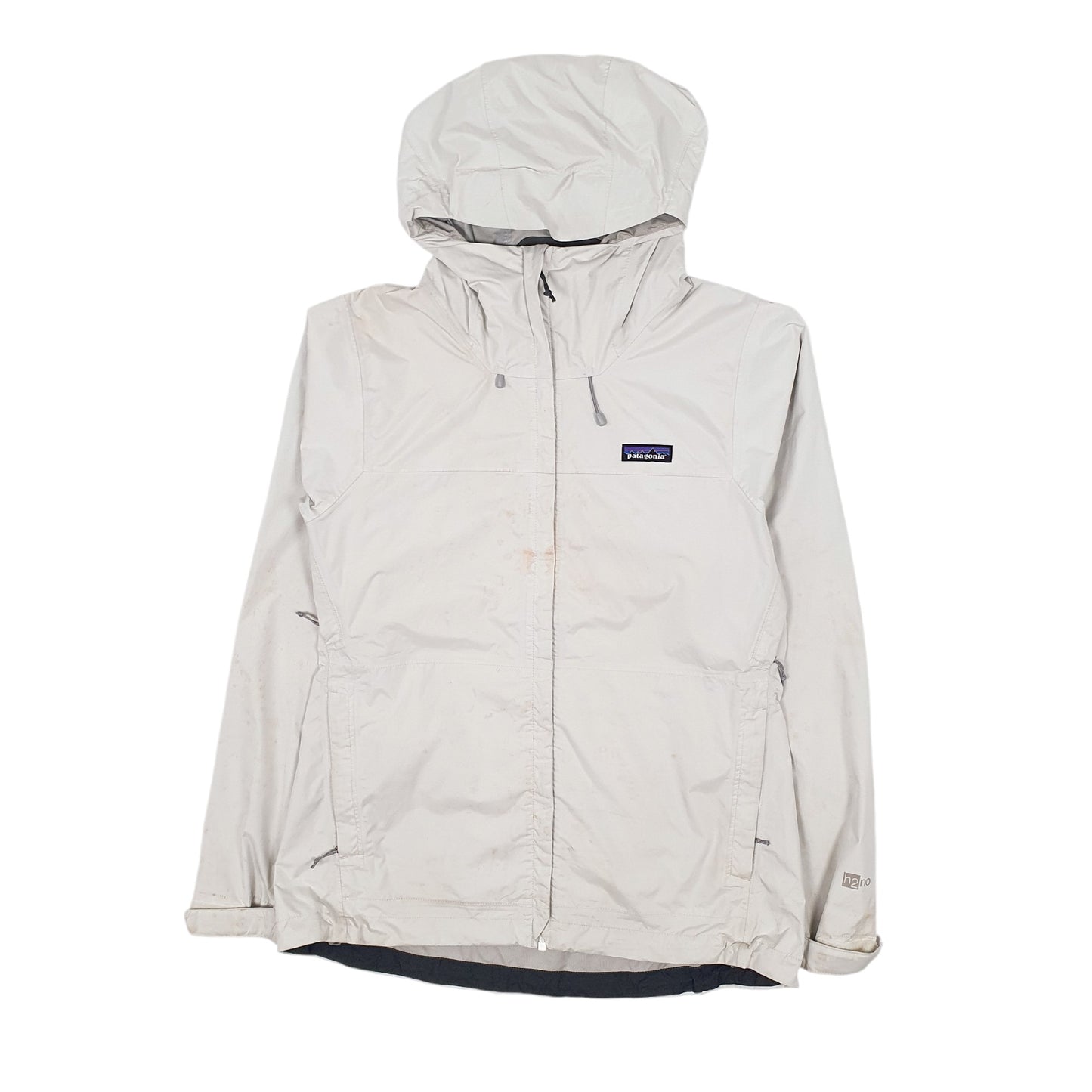 Womens White Patagonia Torrentshell  Coat