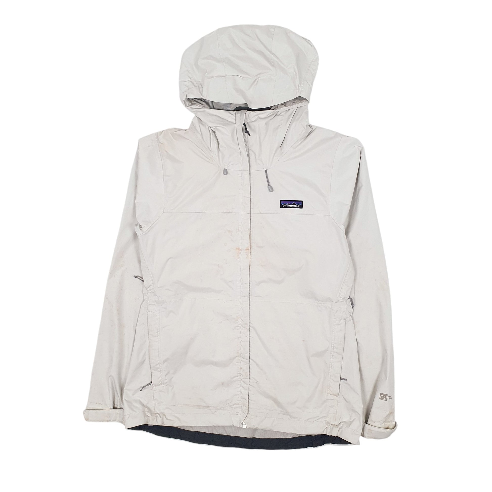 Womens White Patagonia Torrentshell  Coat