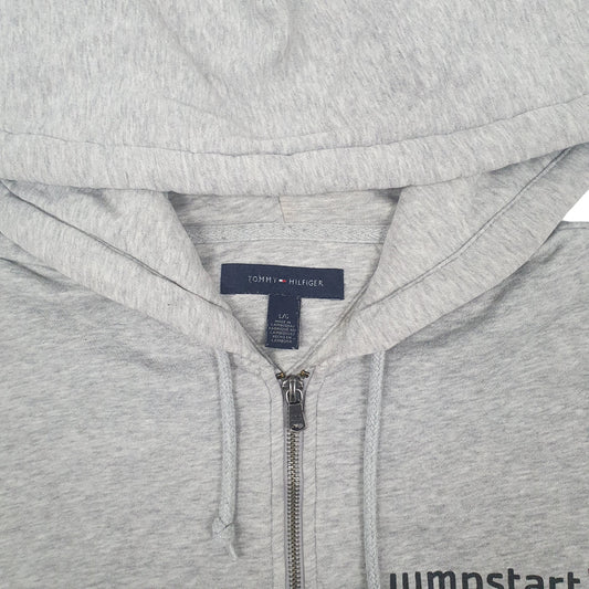 Mens Grey Tommy Hilfiger Jumpstart Full Zip Jumper