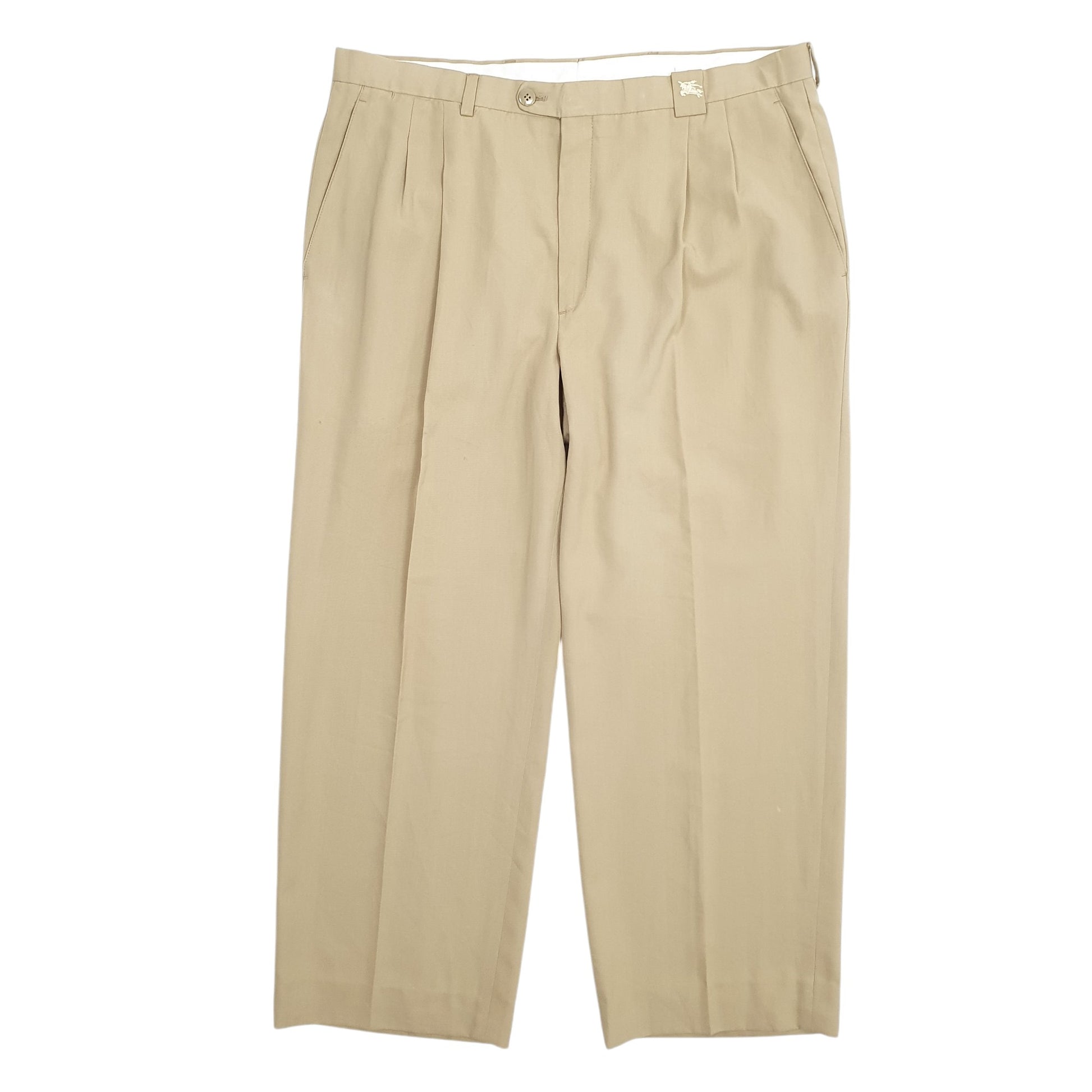 Mens Beige Burberry  Chino Trousers