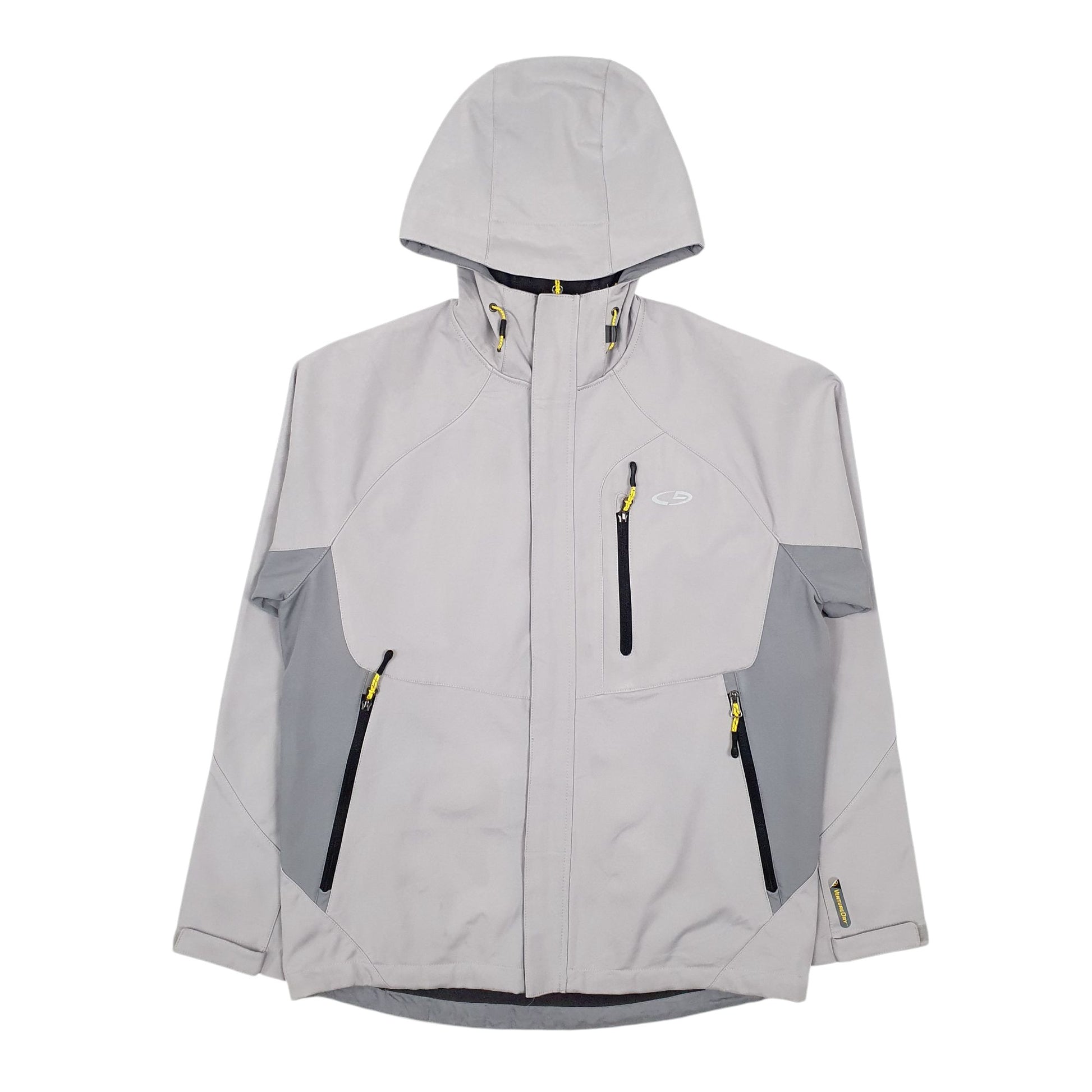 Mens Grey Champion Venture Dry Fleece Lined Quarter Zip Coat