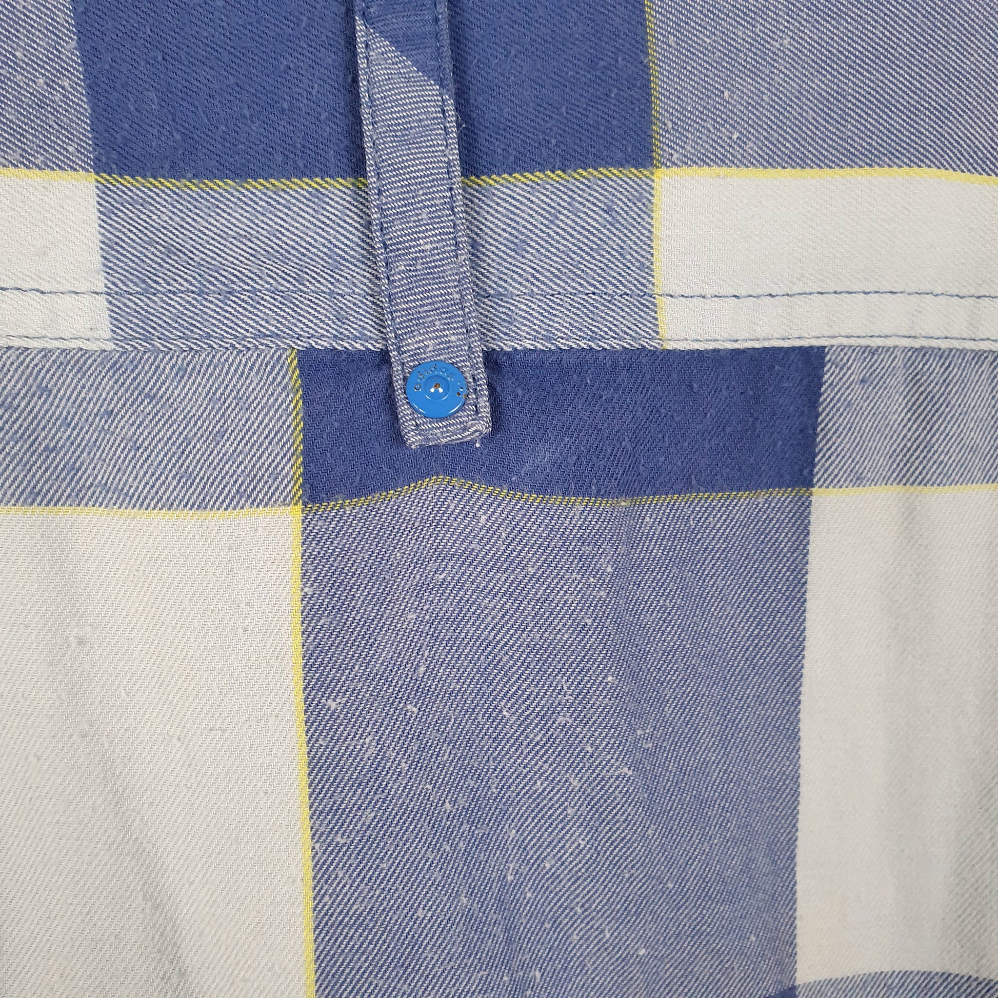 Mens Blue Adidas  Long Sleeve Shirt