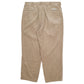 Mens Beige Polo Ralph Lauren Andrew Double Pleated Vintage 1990s Corduroy Trousers