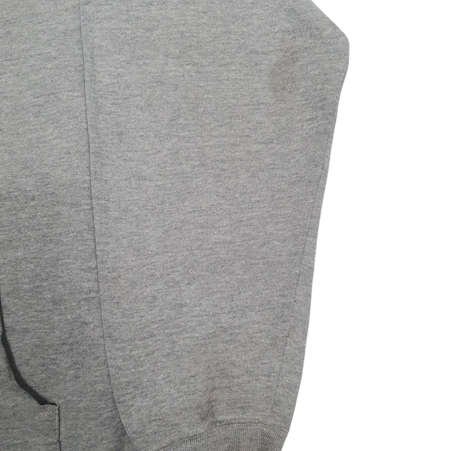 Mens Grey NFL Reebok Washington Redskins Commanders Football Hoodie Jumper