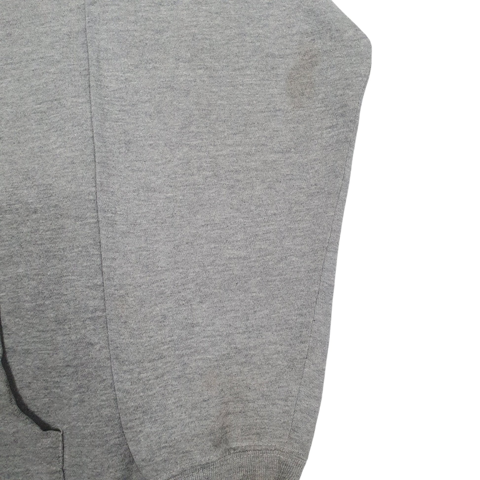 Mens Grey NFL Reebok Washington Redskins Commanders Football Hoodie Jumper