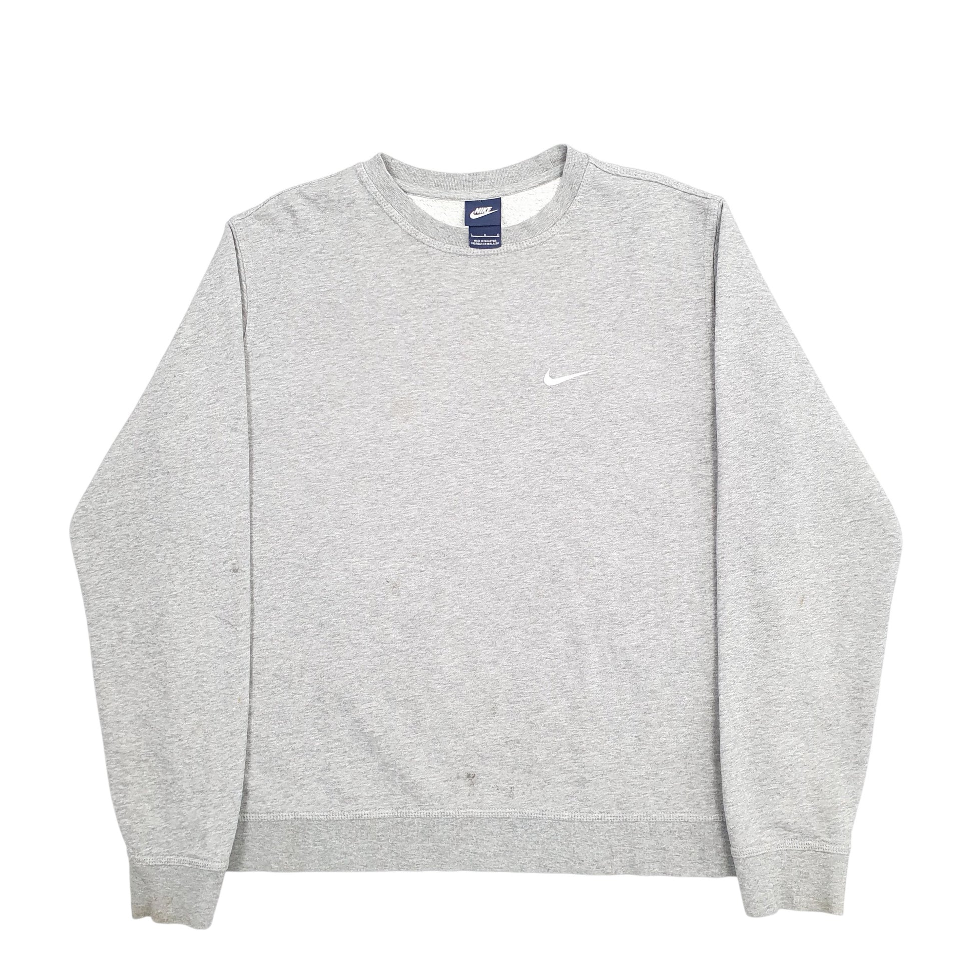 Mens Grey Nike  Crewneck Jumper