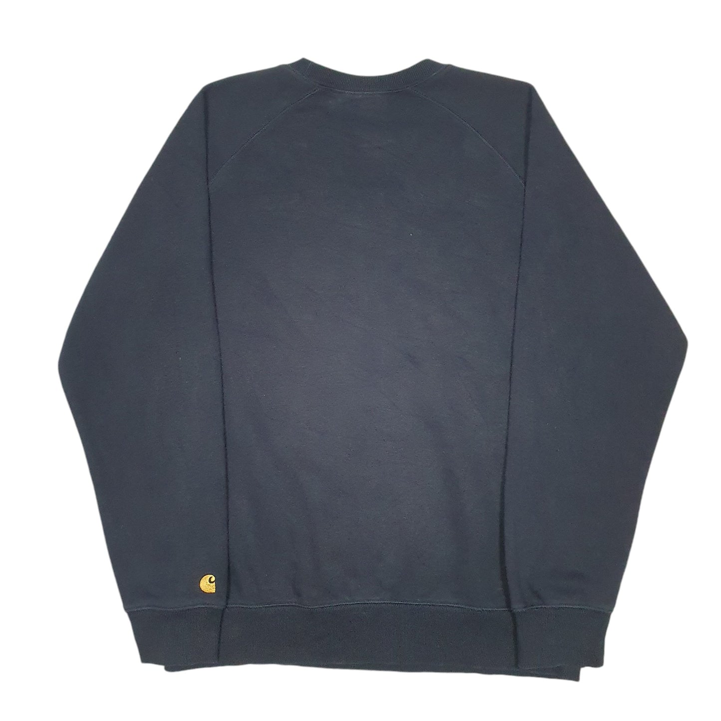Mens Navy Carhartt Workwear WIP Raglan Work In Progress Crewneck Jumper