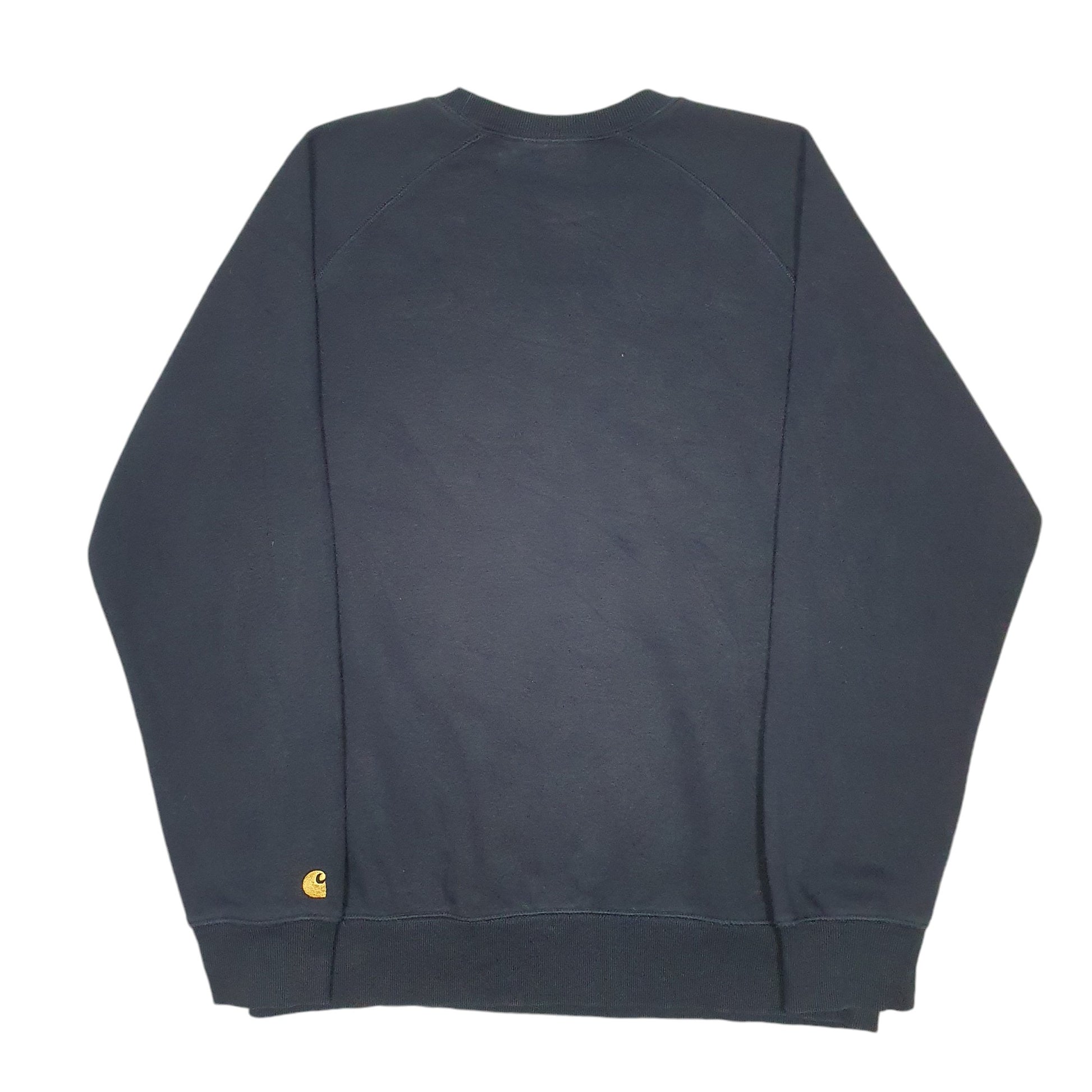 Mens Navy Carhartt Workwear WIP Raglan Work In Progress Crewneck Jumper
