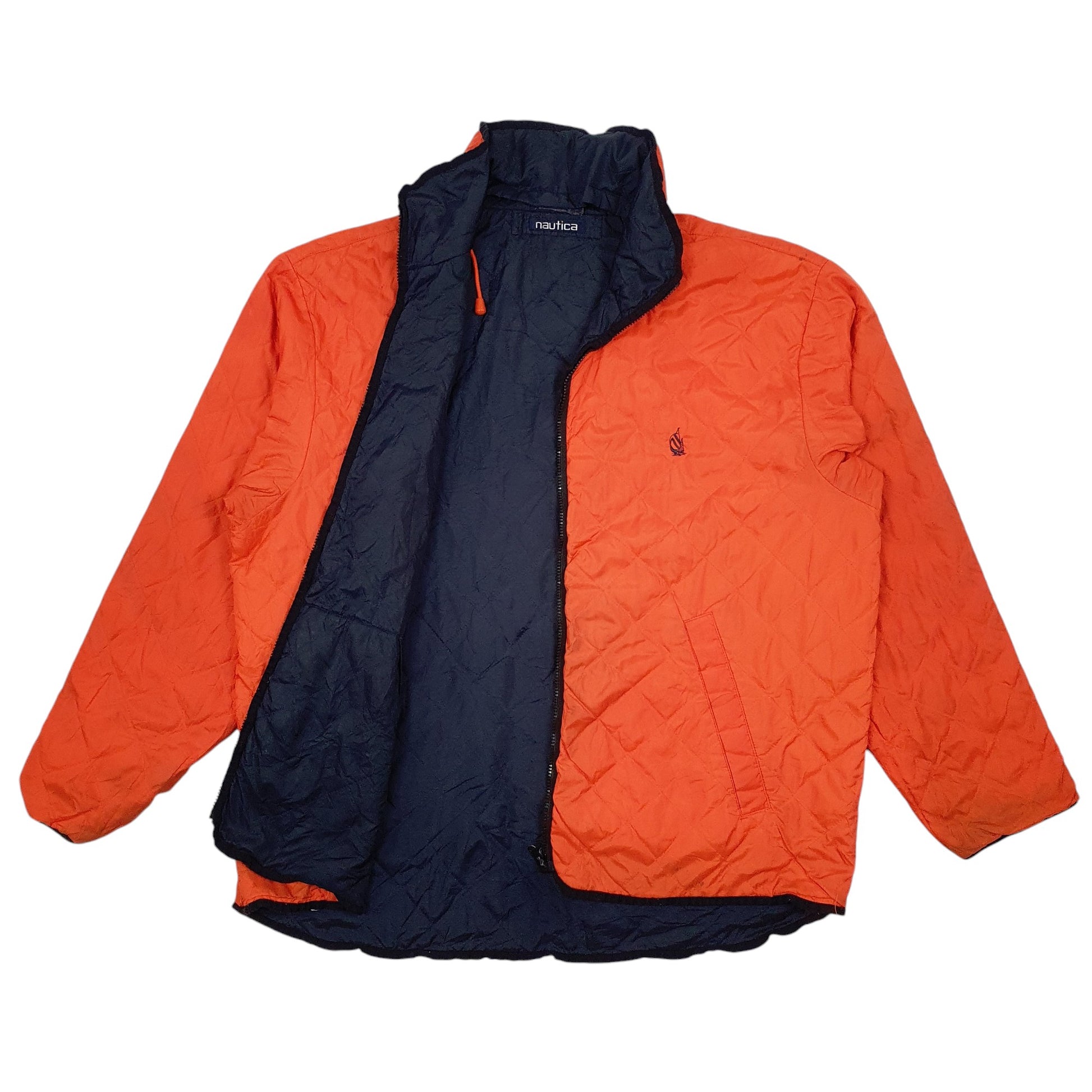 Mens Orange Nautica   Coat