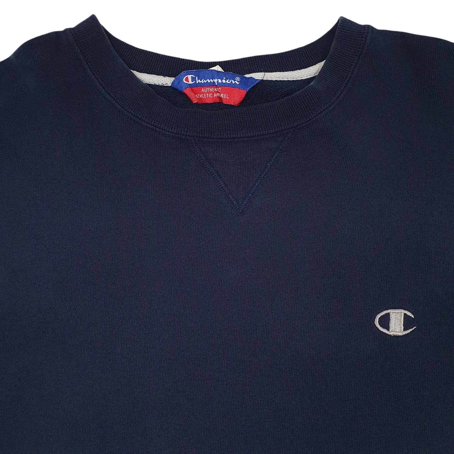 Mens Navy Champion  Crewneck Jumper
