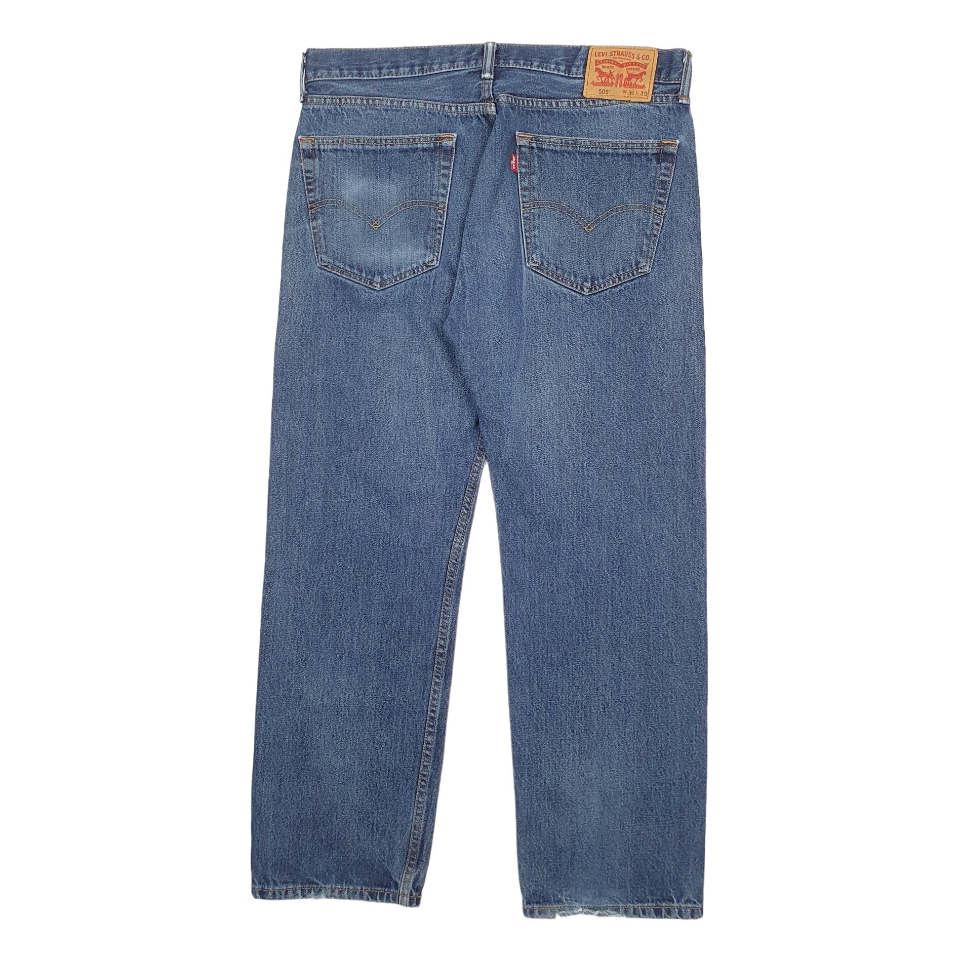 Mens Blue Levis  505 JeansW36 L30