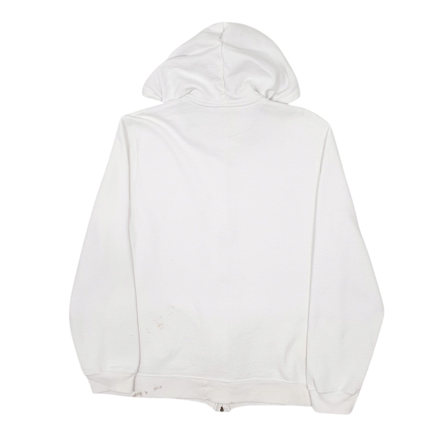 Womens White Champion Hoodie Full Zip Jumper
