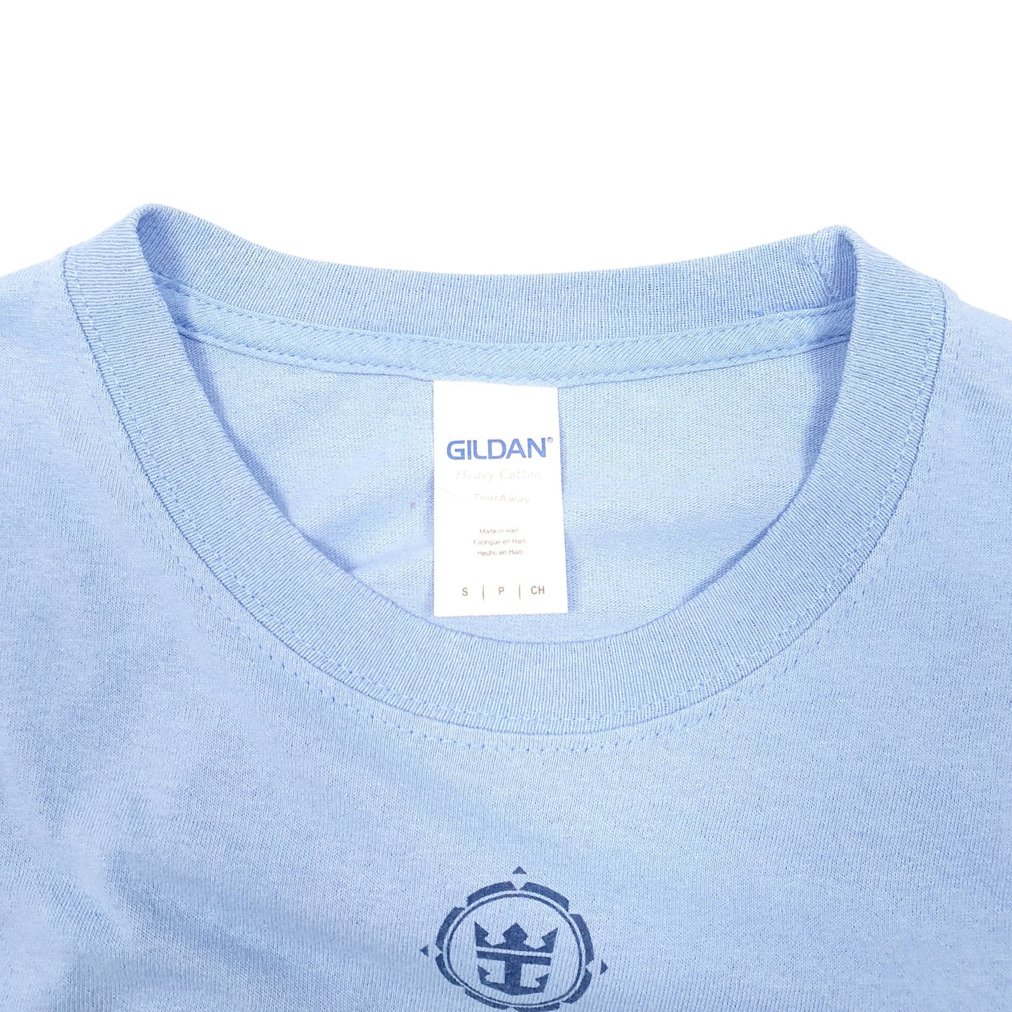 Mens Blue Gildan Cruising The Caribbean Short Sleeve T Shirt