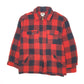 Mens Red Duxbak Plaid Mackinaw Hunting Vintage 1990s  Coat