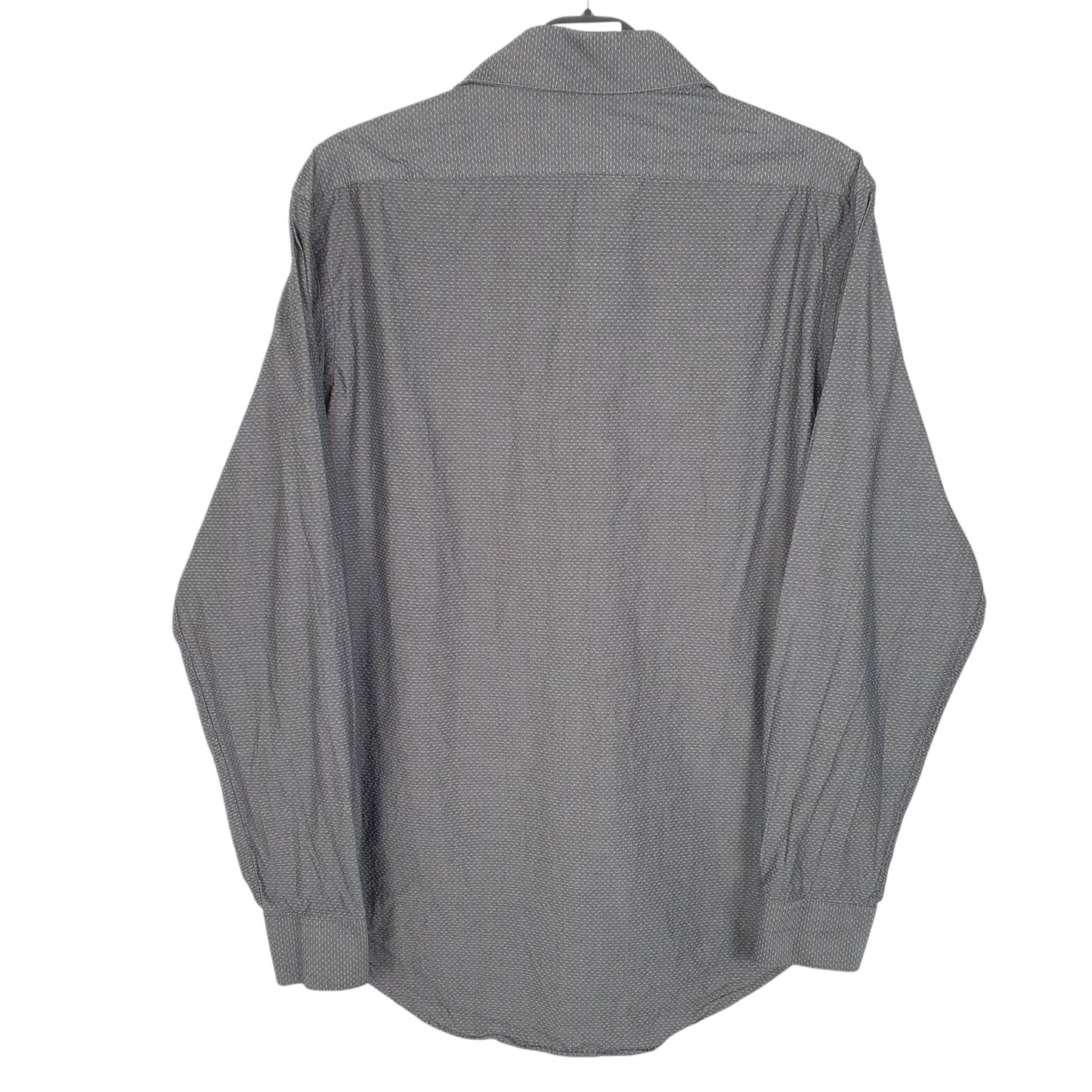 Mens Grey Calvin  Long Sleeve Shirt