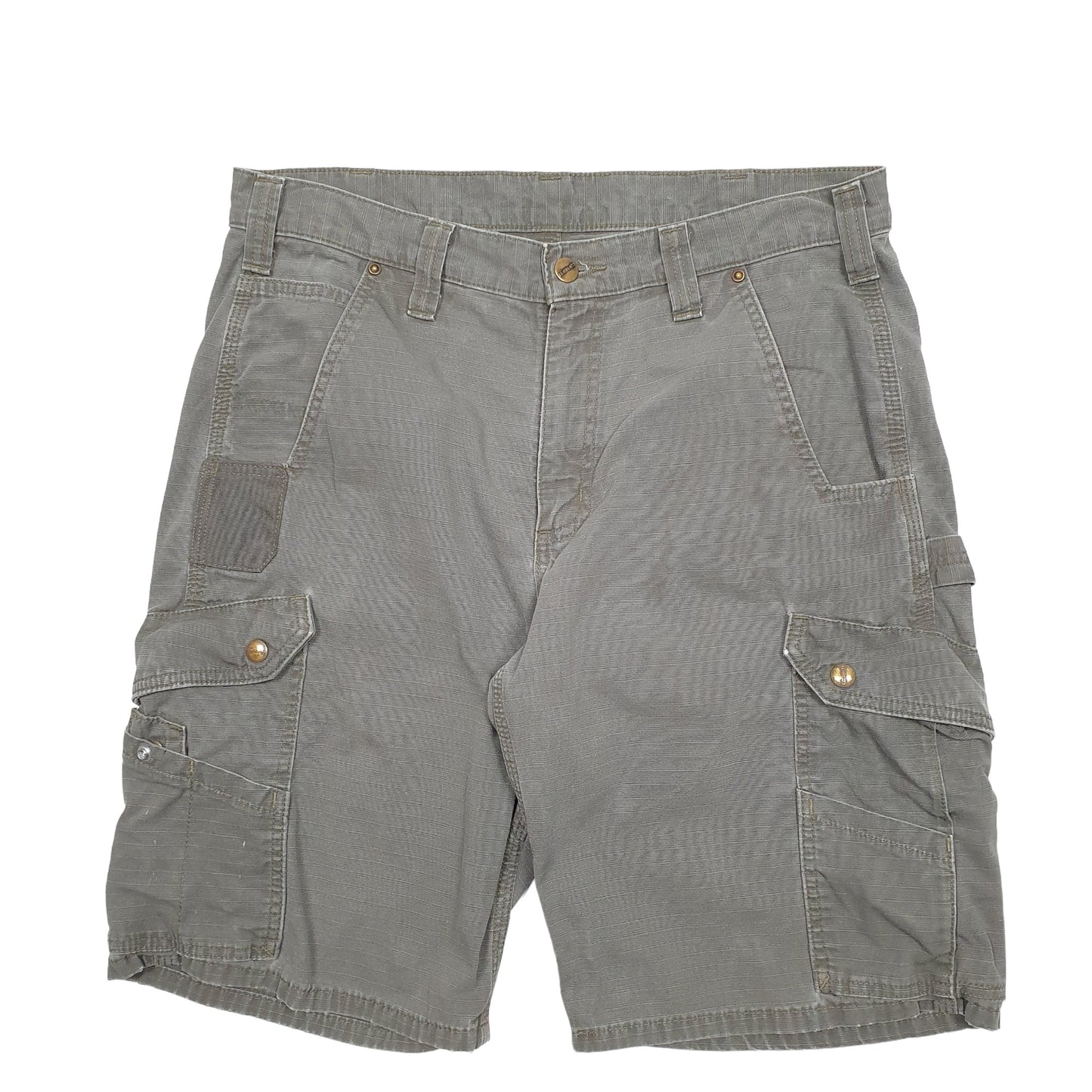 Mens Khaki Carhartt Workwear Cargo Shorts