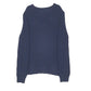 Mens Navy Nautica Cable Knit Knitwear Crewneck Jumper