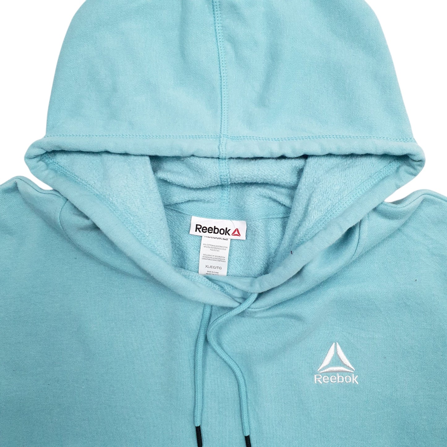 Womens Blue Reebok  Hoodie Jumper