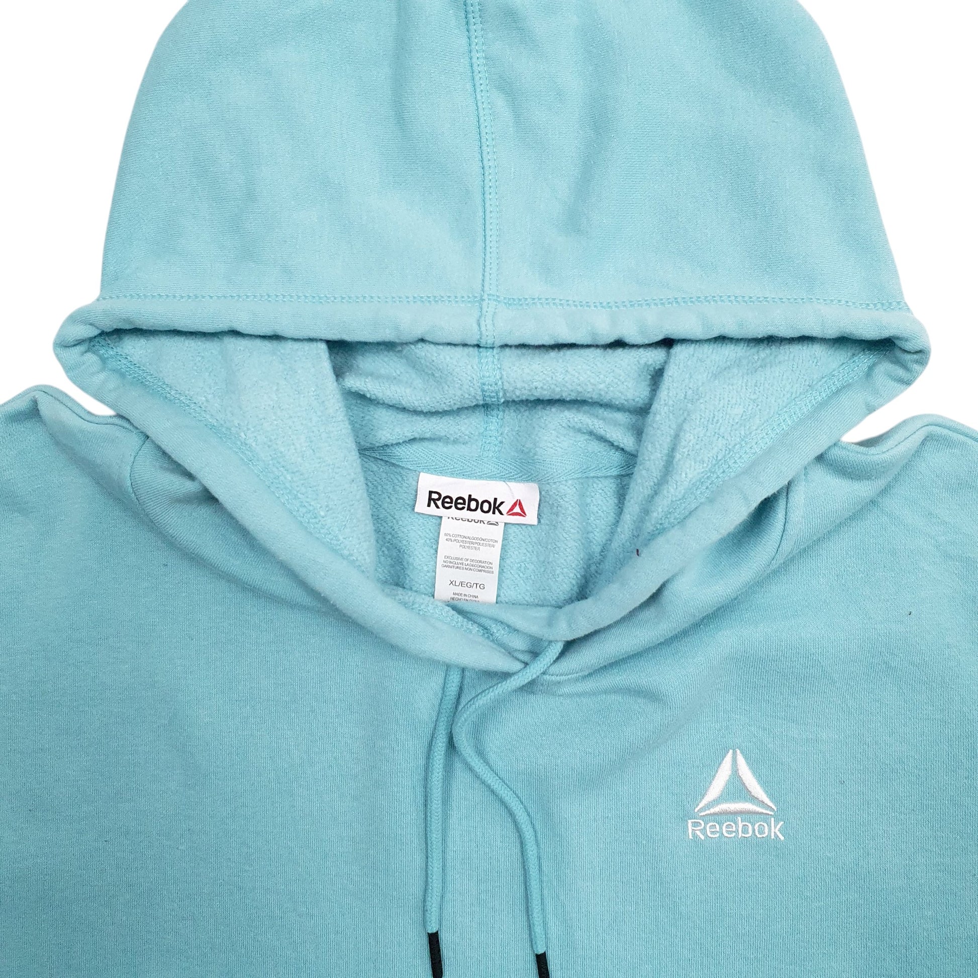 Womens Blue Reebok  Hoodie Jumper