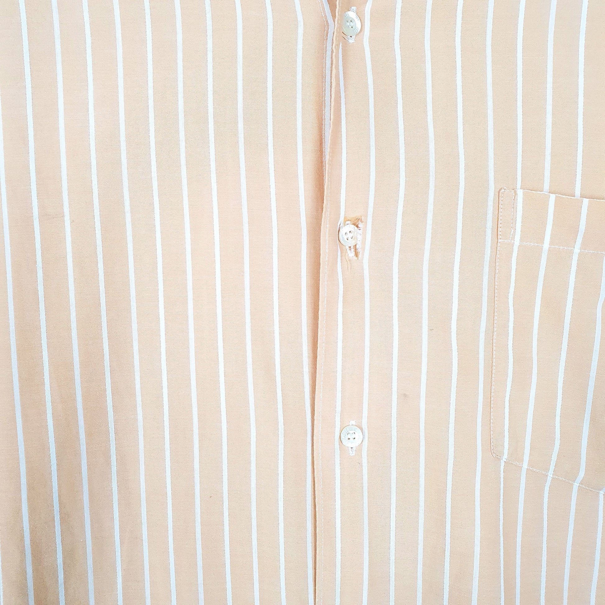 Mens Orange Lacoste  Long Sleeve Shirt