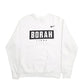Mens White Nike Borah Lions Crewneck Jumper