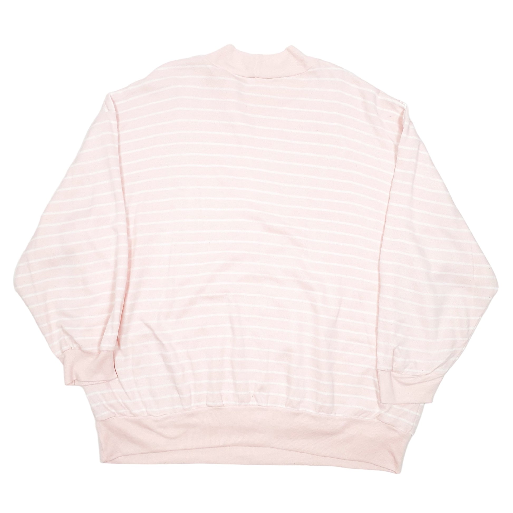 Womens Pink Young Stuff Vintage Made In USA 80s 90s Embroided Crewneck Jumper