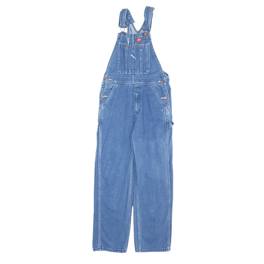 Womens Blue Dickies Denim Overalls Bib Dungaree Trousers