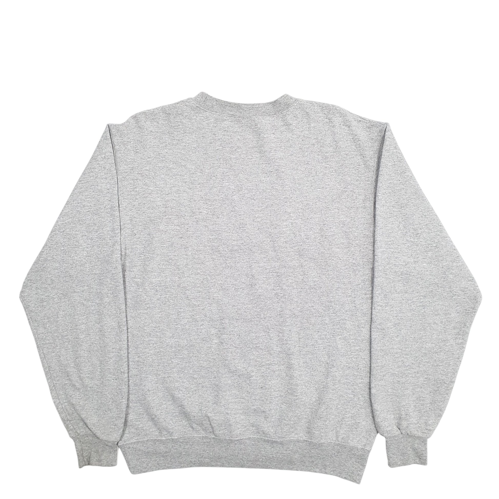Mens Grey Champion Auburn Spellout Crewneck Jumper