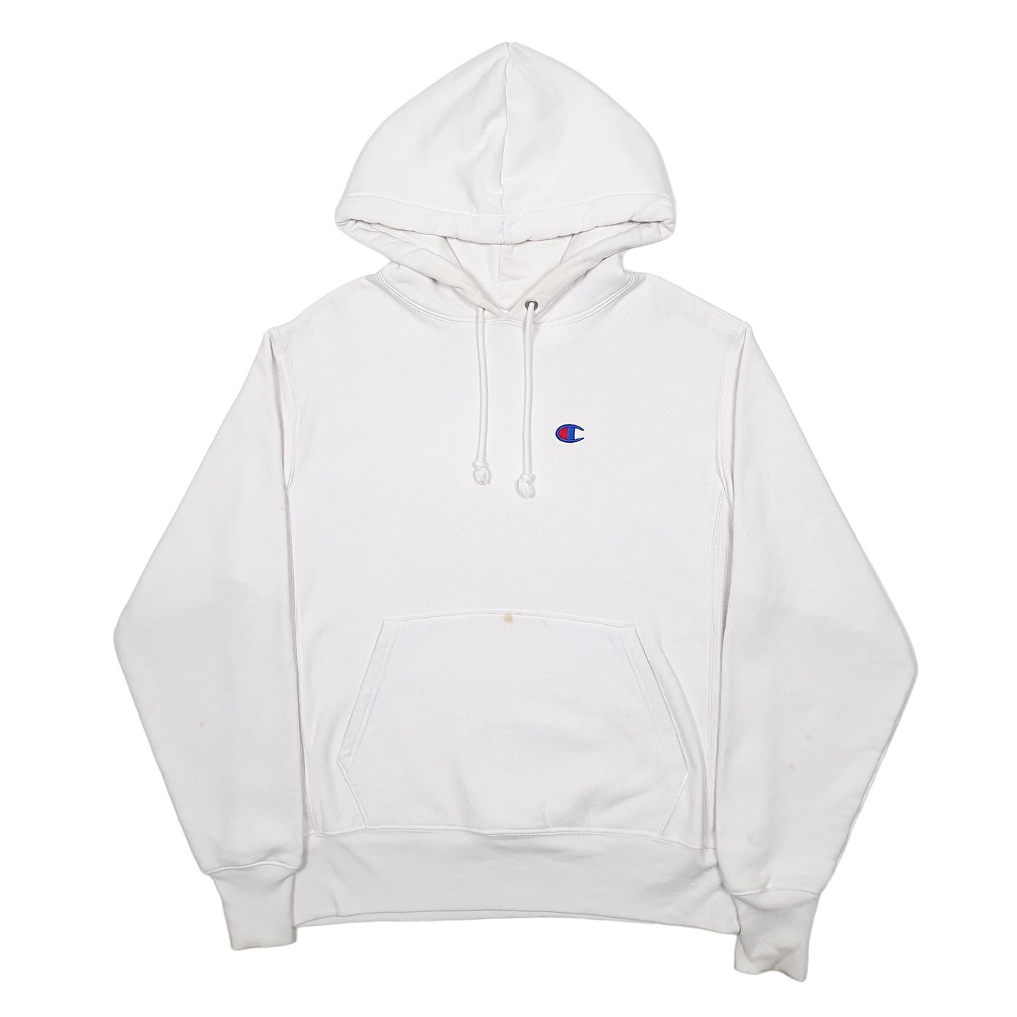 Mens White Champion  Hoodie Jumper