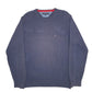 Mens Navy Tommy Hilfiger Knit Crewneck Jumper