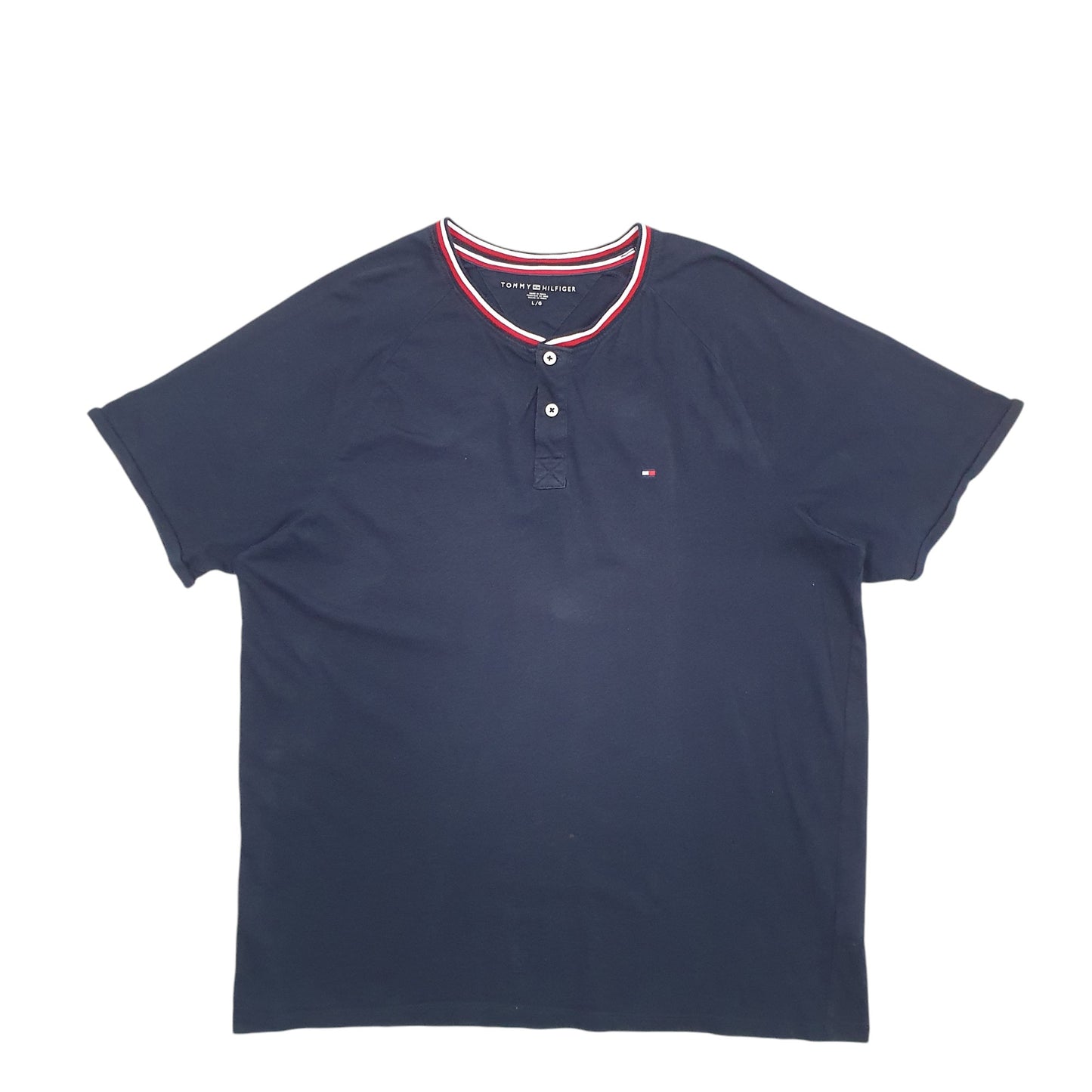 Mens Navy Tommy Hilfiger  Short Sleeve T Shirt