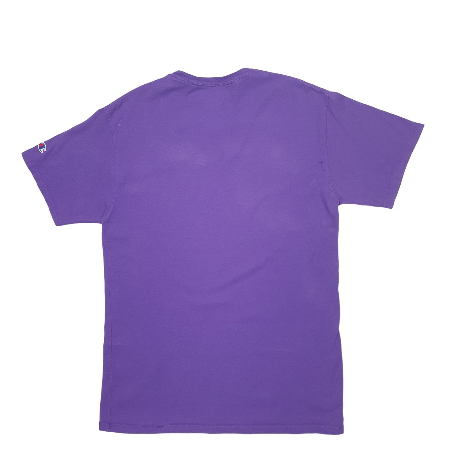Mens Purple Champion  Short Sleeve T Shirt